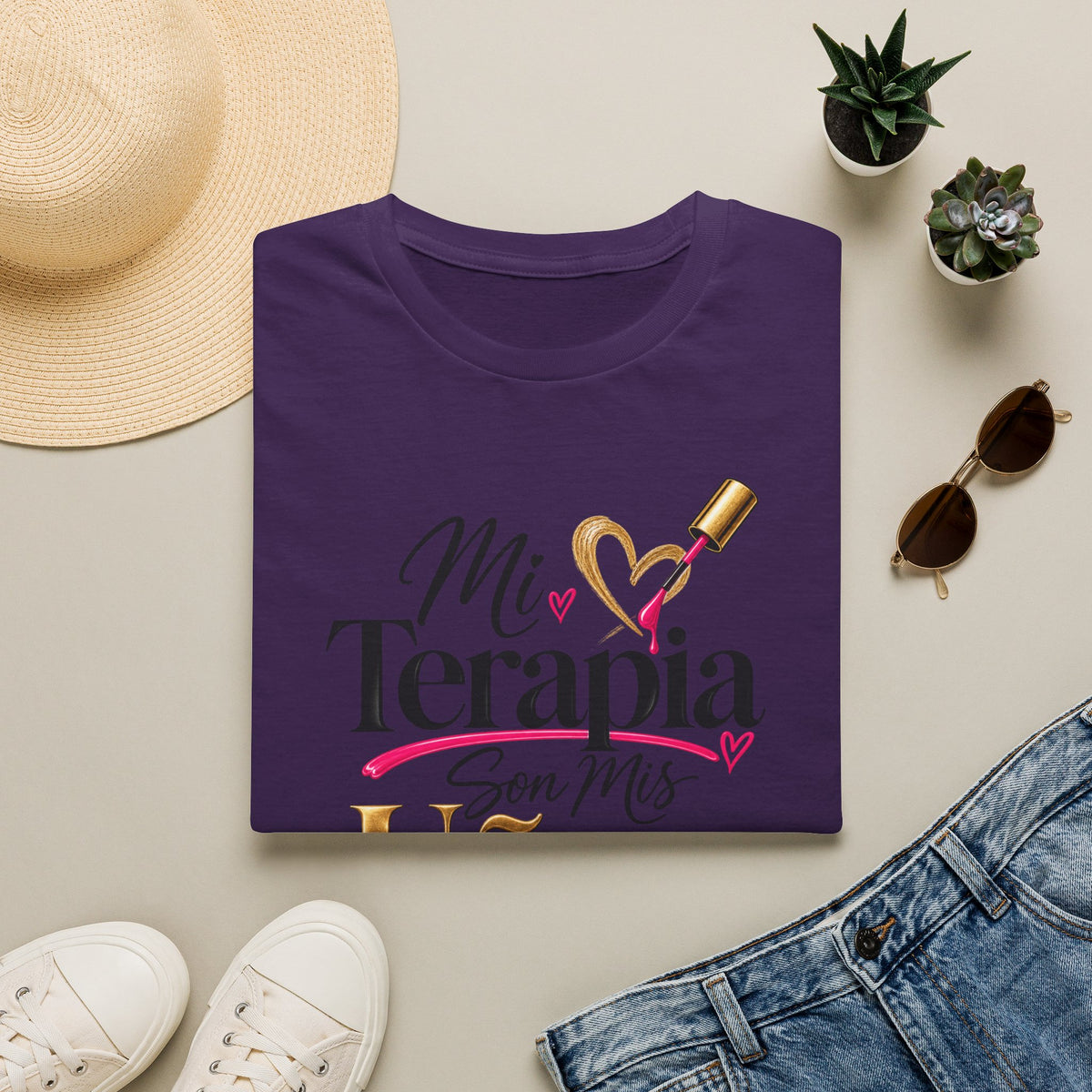 "Mi Terapia Son Mis Uñas" Tee
