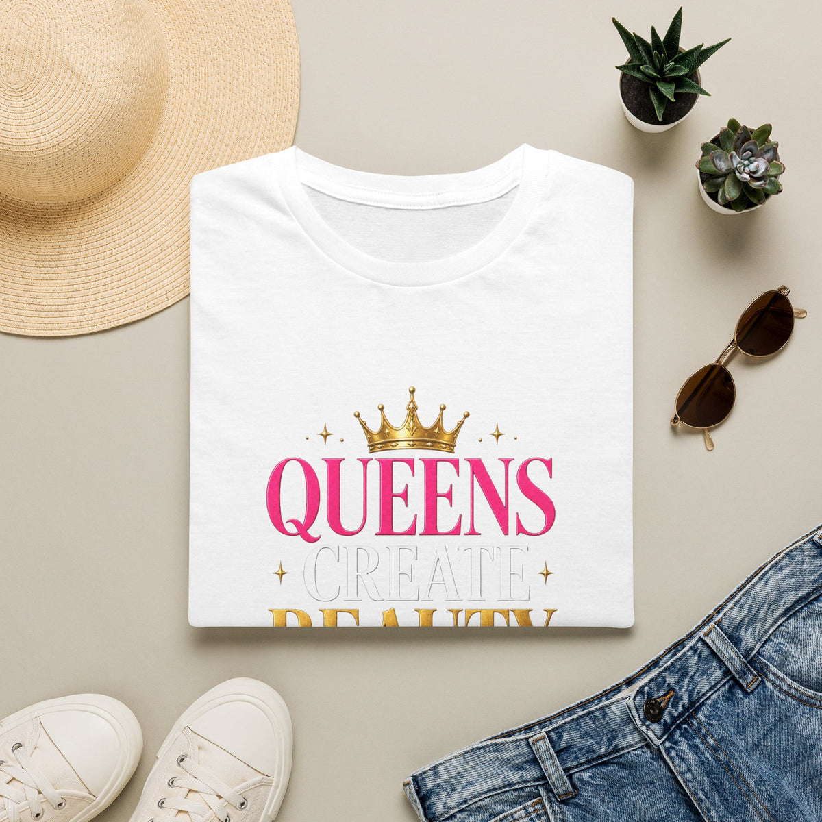 "Queens Create Beauty" Tee