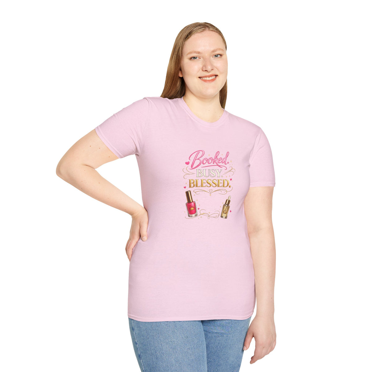 Booked Busy Blessed Tee