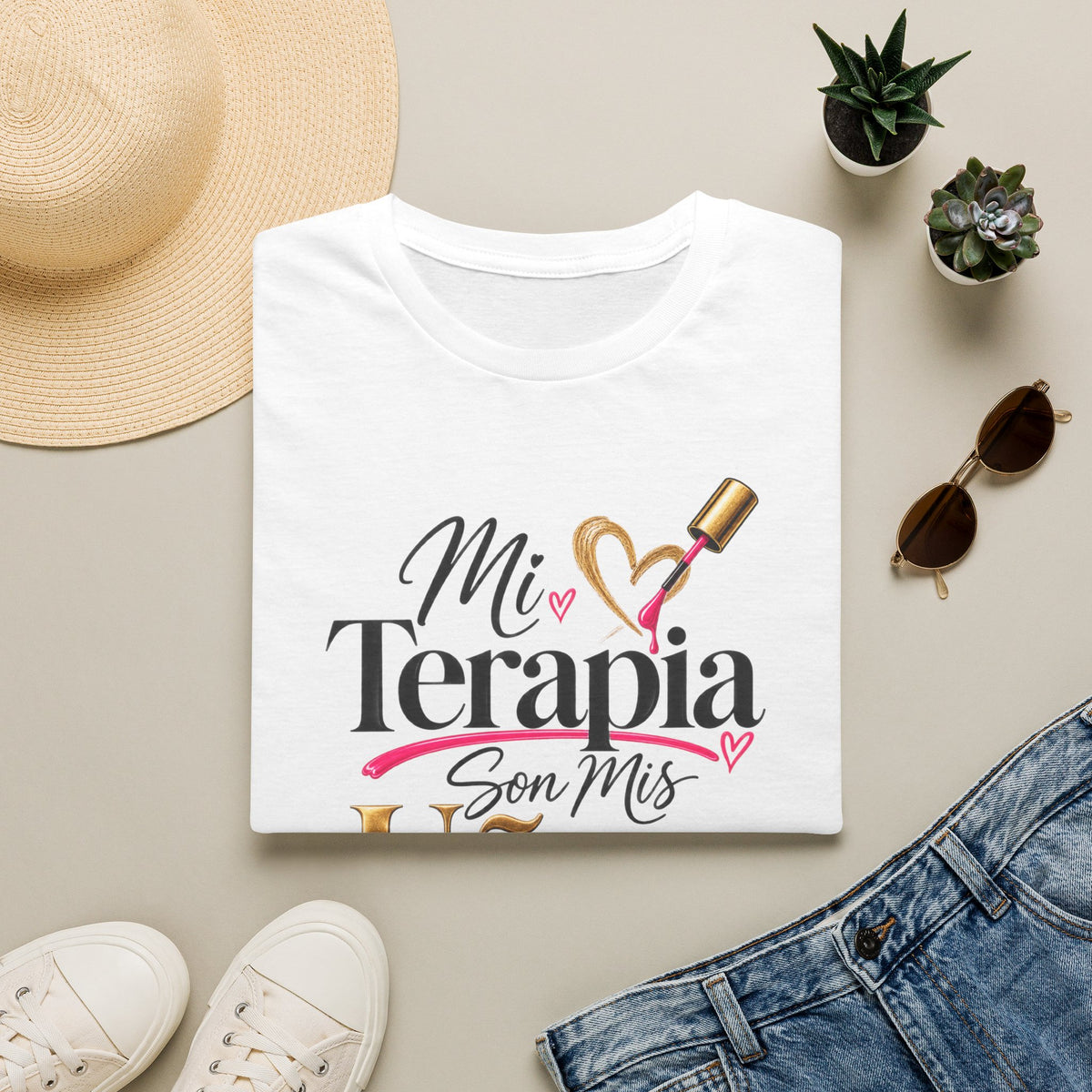 "Mi Terapia Son Mis Uñas" Tee