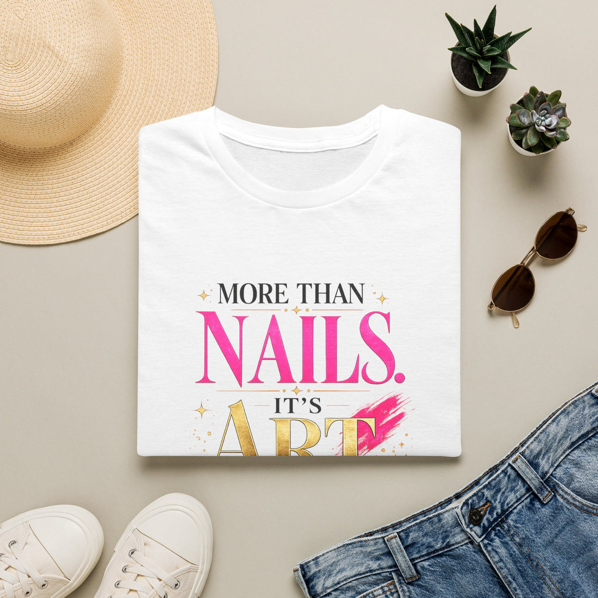 "More Than Nails, It's Art" Tee