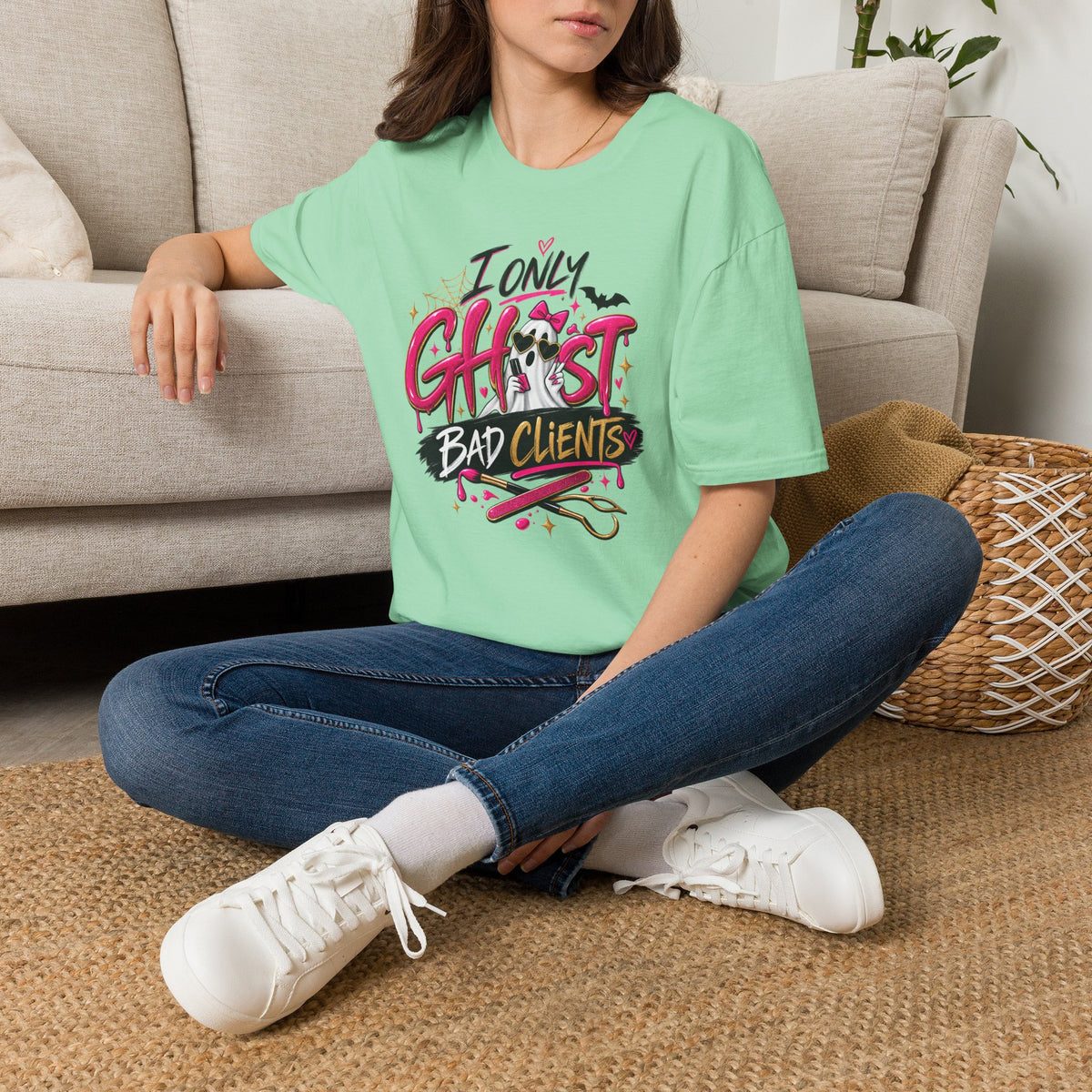 I Only Ghost Bad Clients Tee
