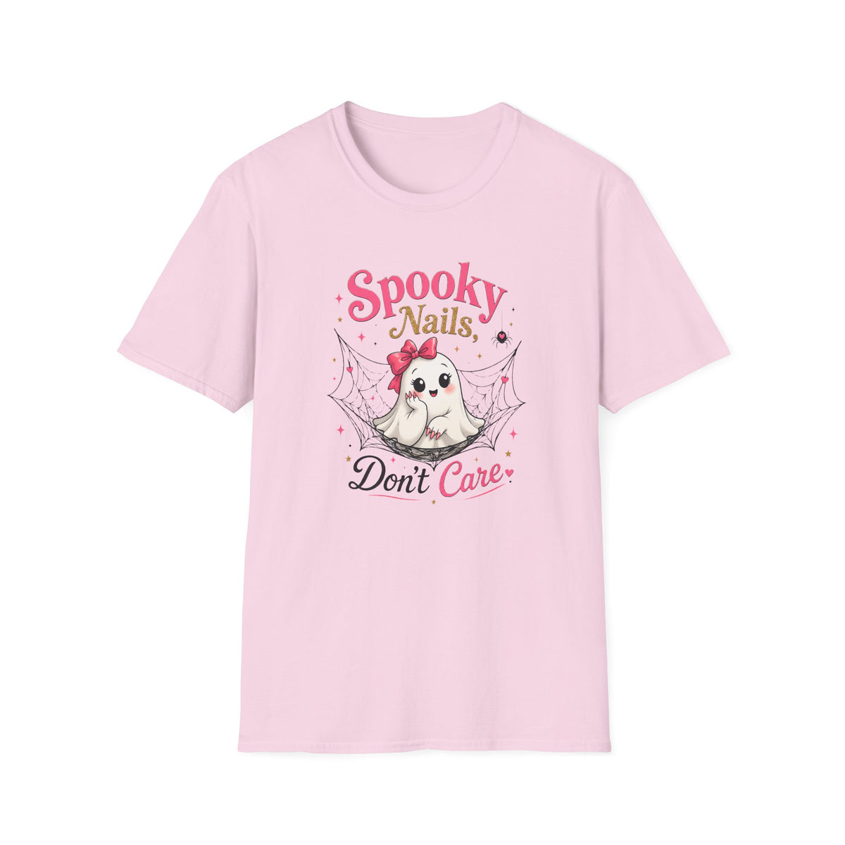 Spooky Nails Cute Ghost Tee