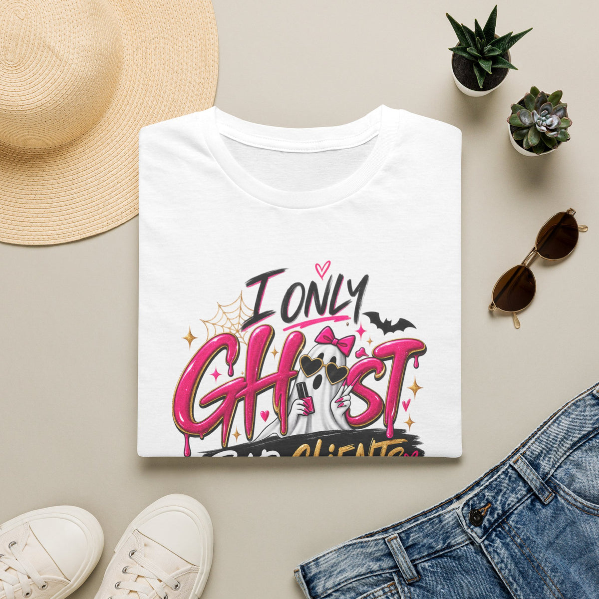 I Only Ghost Bad Clients Tee