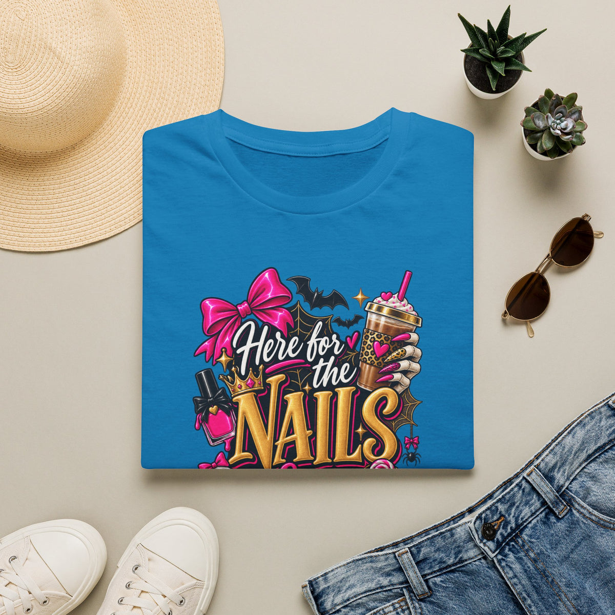 Here for the Nails & Treats Tee
