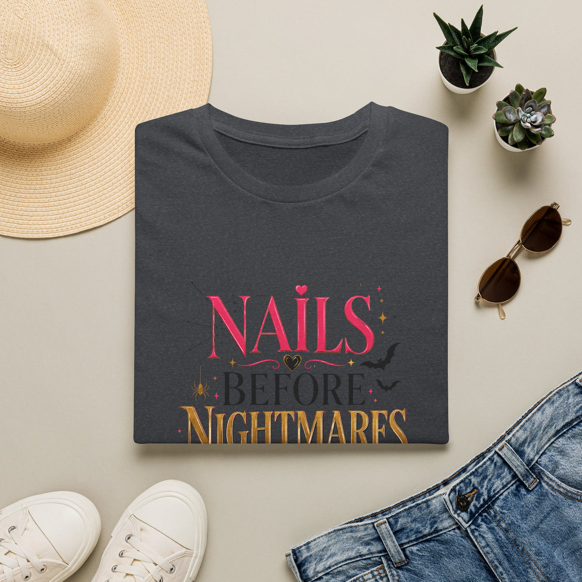 'Nails Before Nightmares' Tee