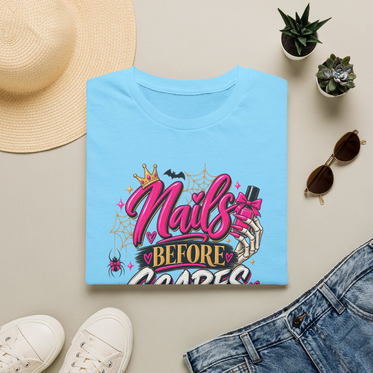 Nails Before Scares Tee