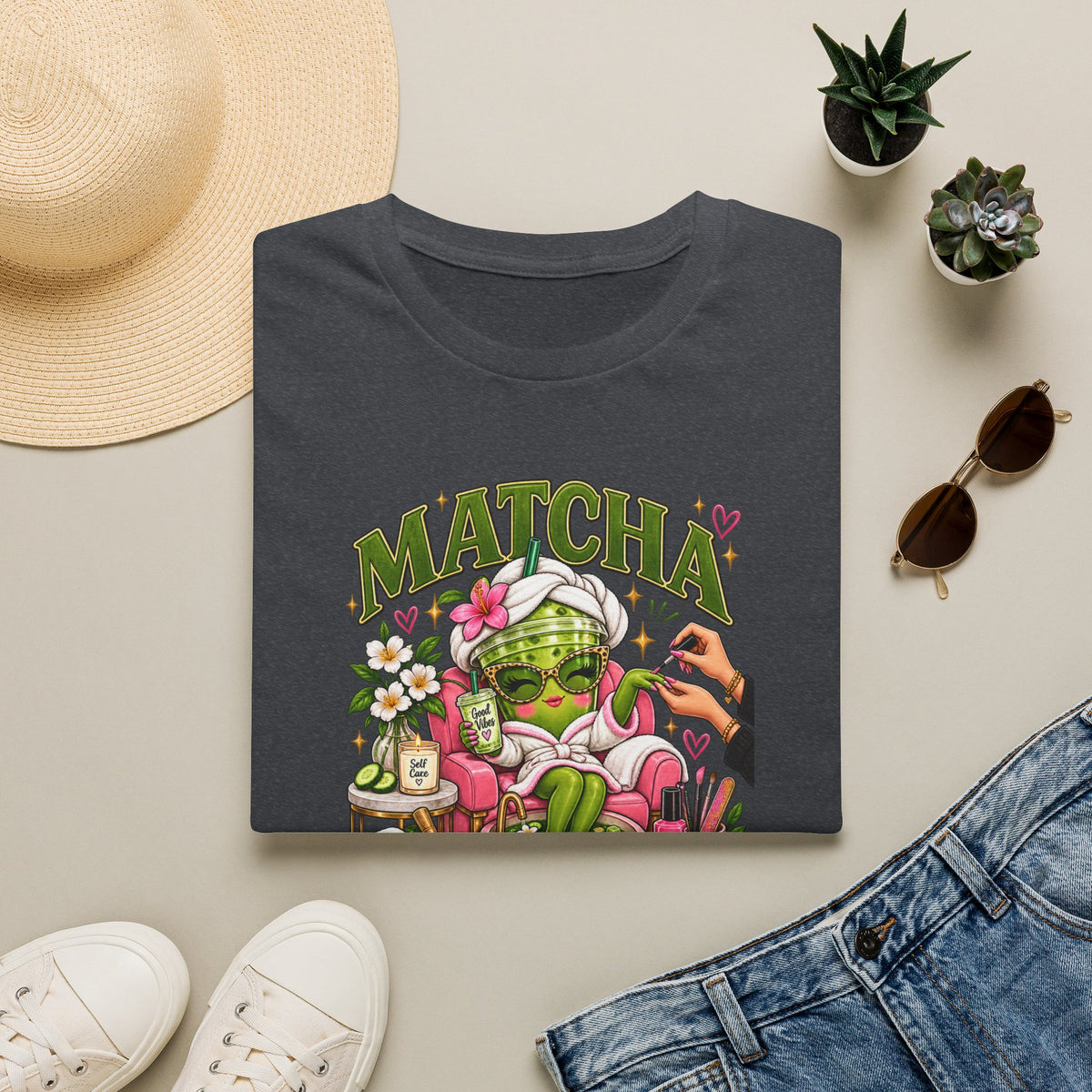 Matcha Mani Pedi 2 Tee