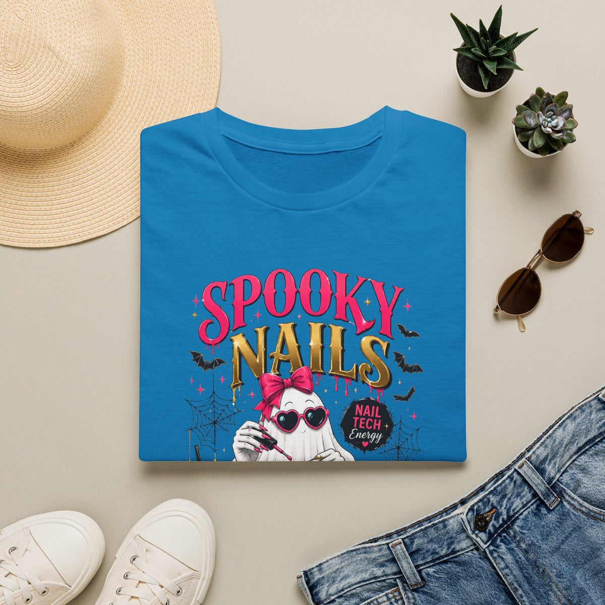 Spooky Nails Don’t Care Tee