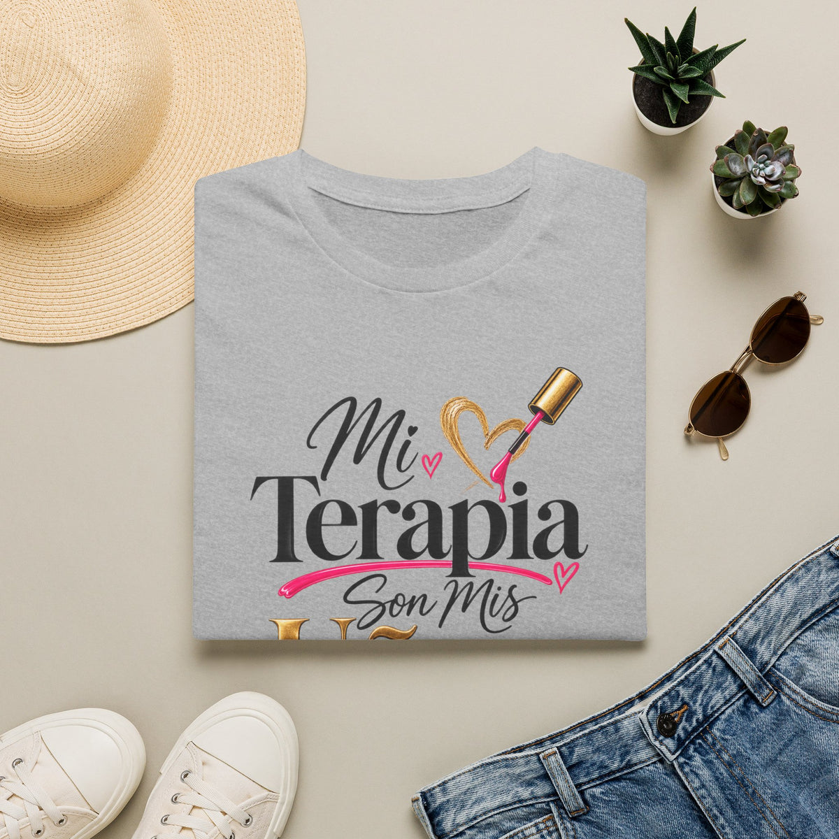 "Mi Terapia Son Mis Uñas" Tee