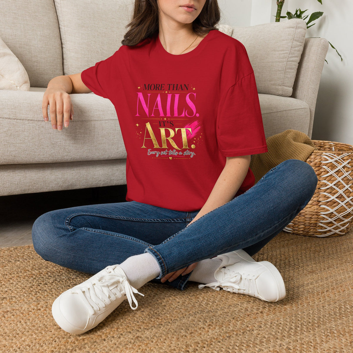 "More Than Nails, It's Art" Tee