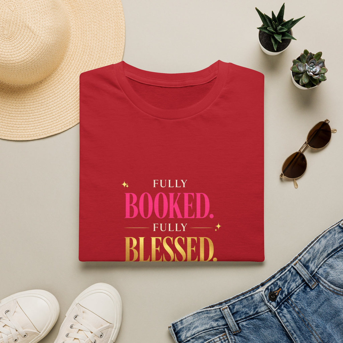 Fully booked fully blessed Tee