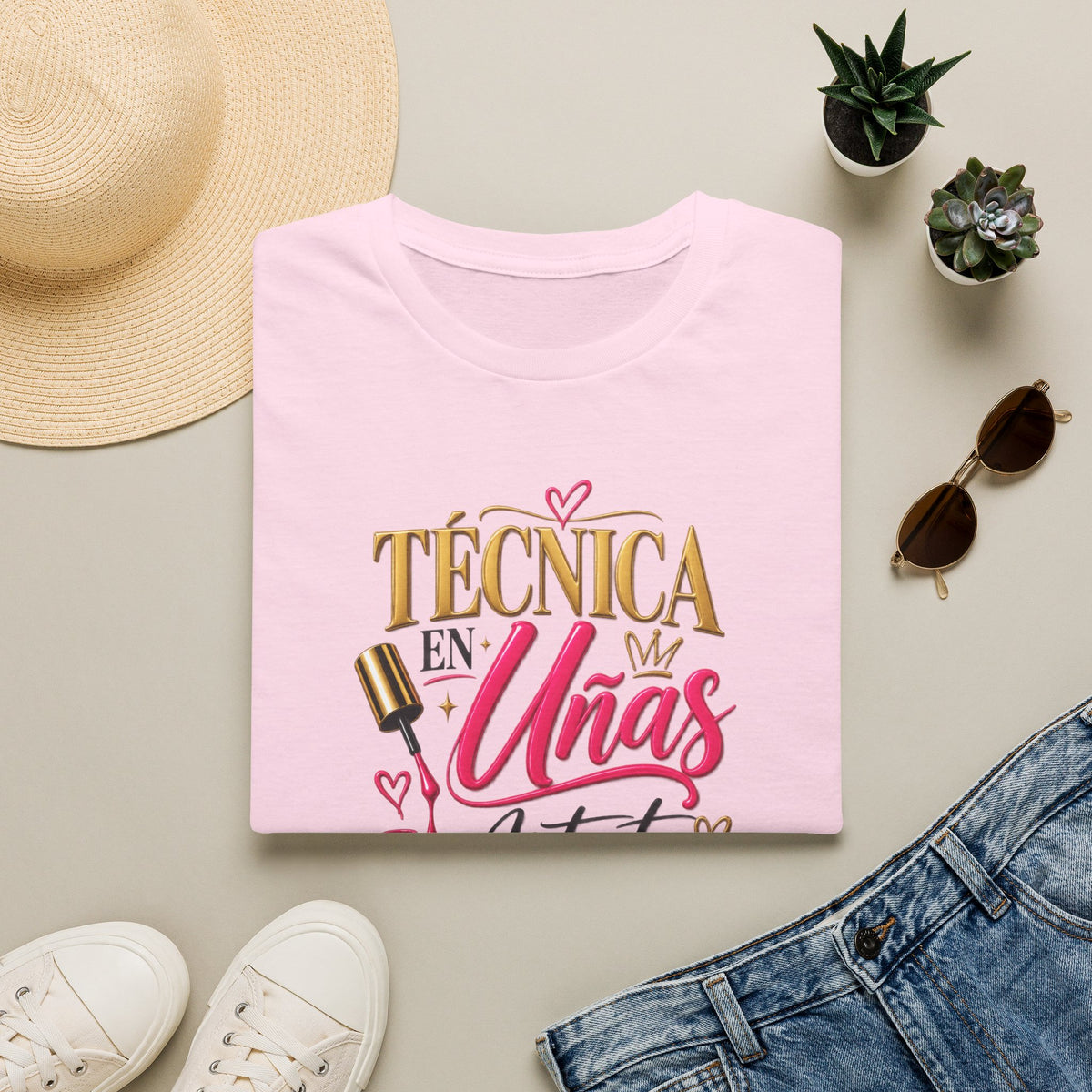 "Técnica en Mis Uñas, Artista de Corazón" Tee