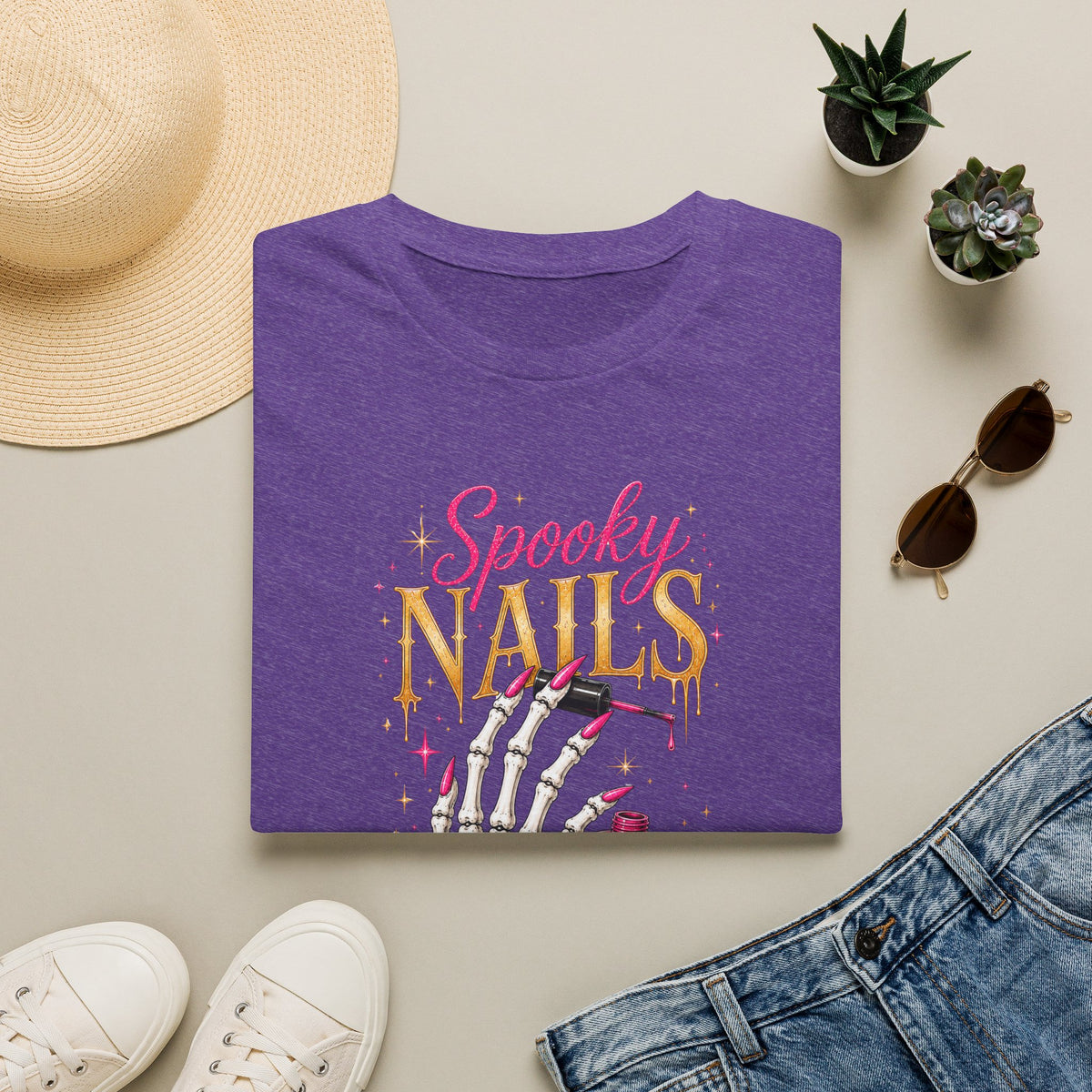 Spooky Nails Tee