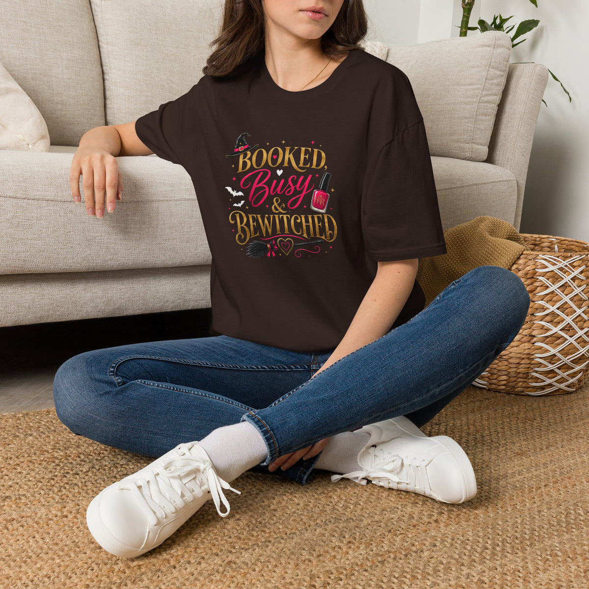 "Booked, Busy & Bewitched" Tee