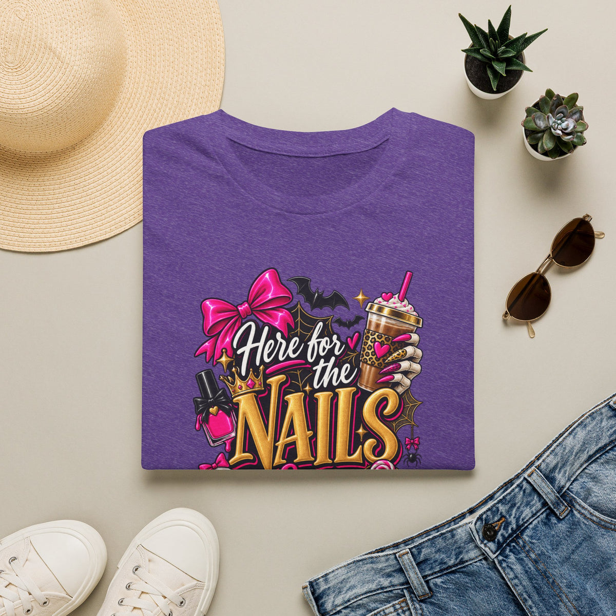 Here for the Nails & Treats Tee