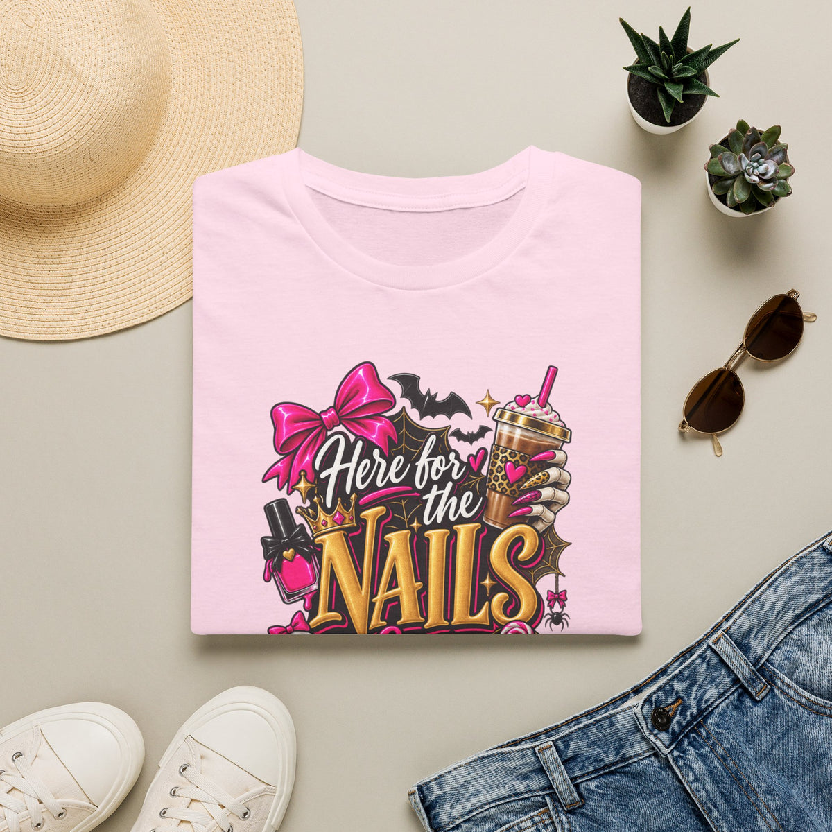 Here for the Nails & Treats Tee