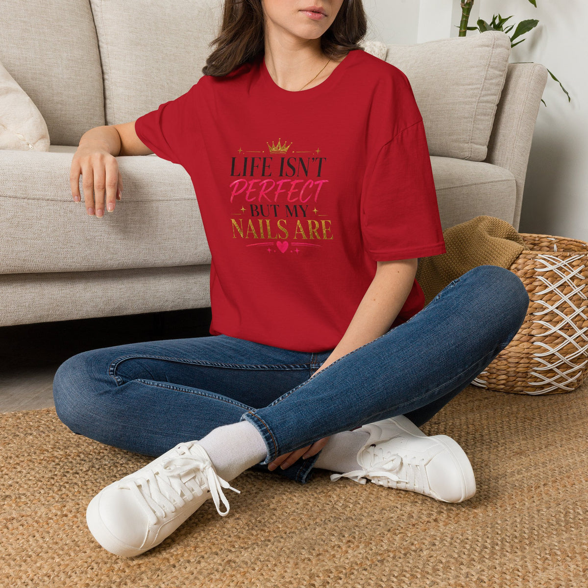 "Life Isn't Perfect But My Nails Are" Tee