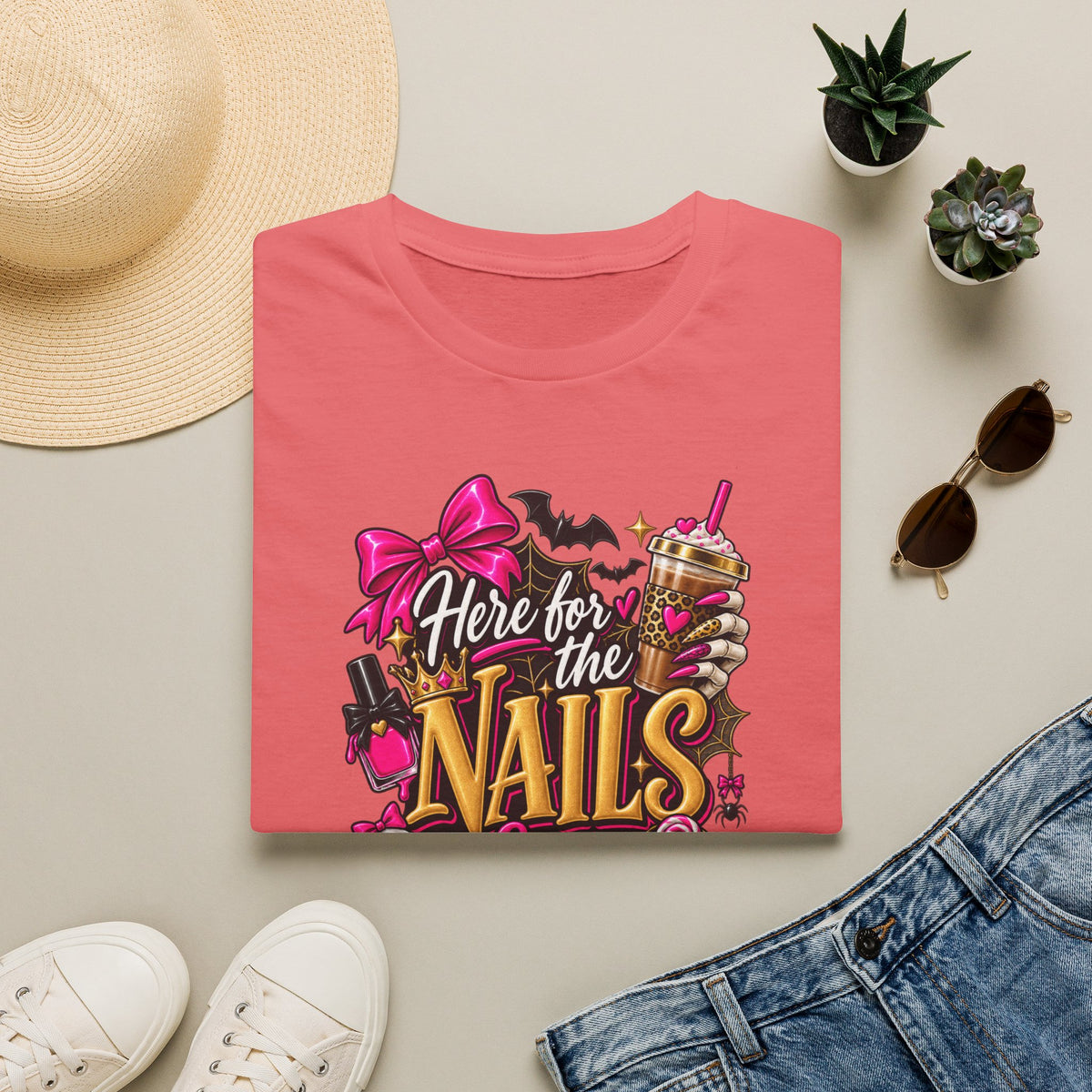 Here for the Nails & Treats Tee