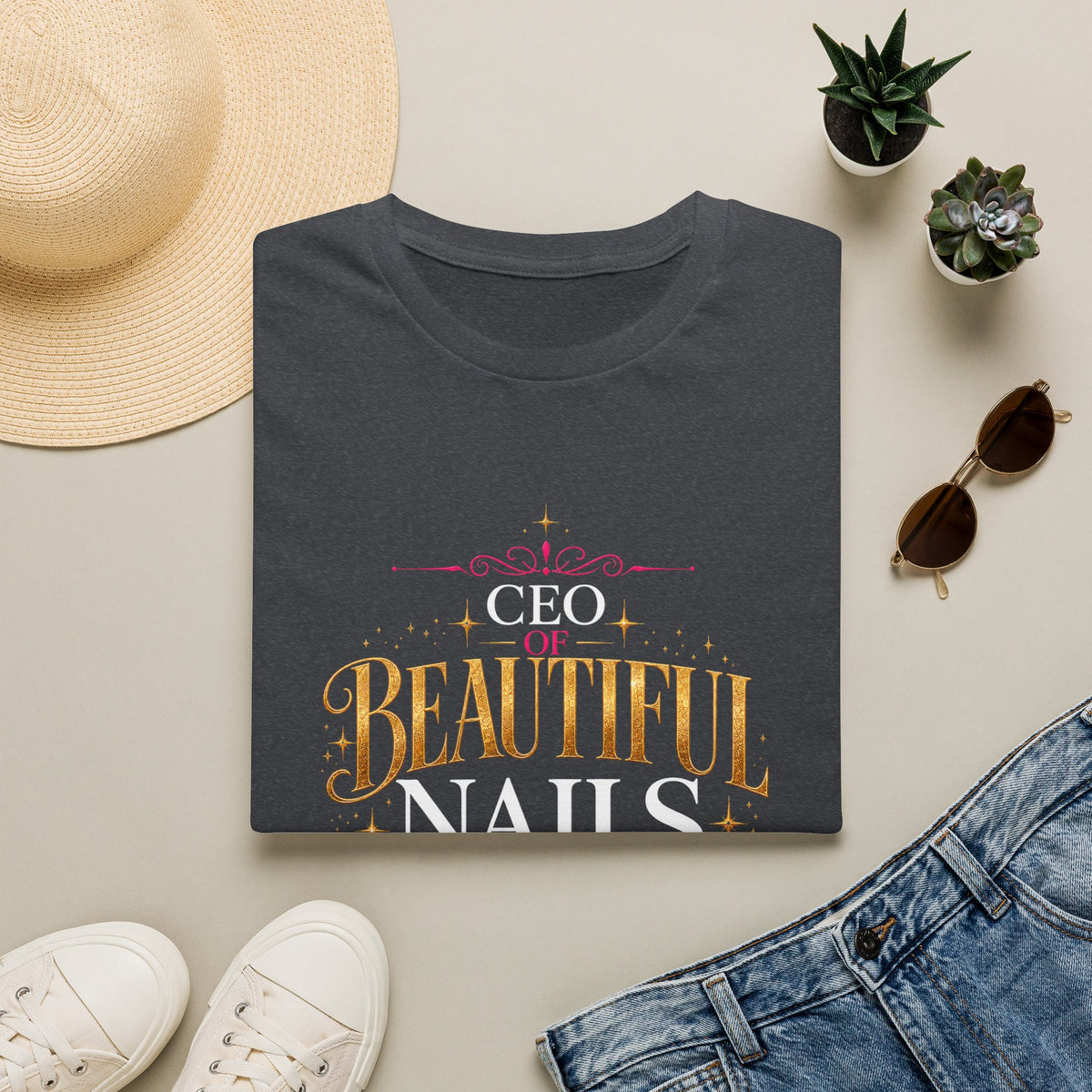 “CEO Beautiful Nails” Tee
