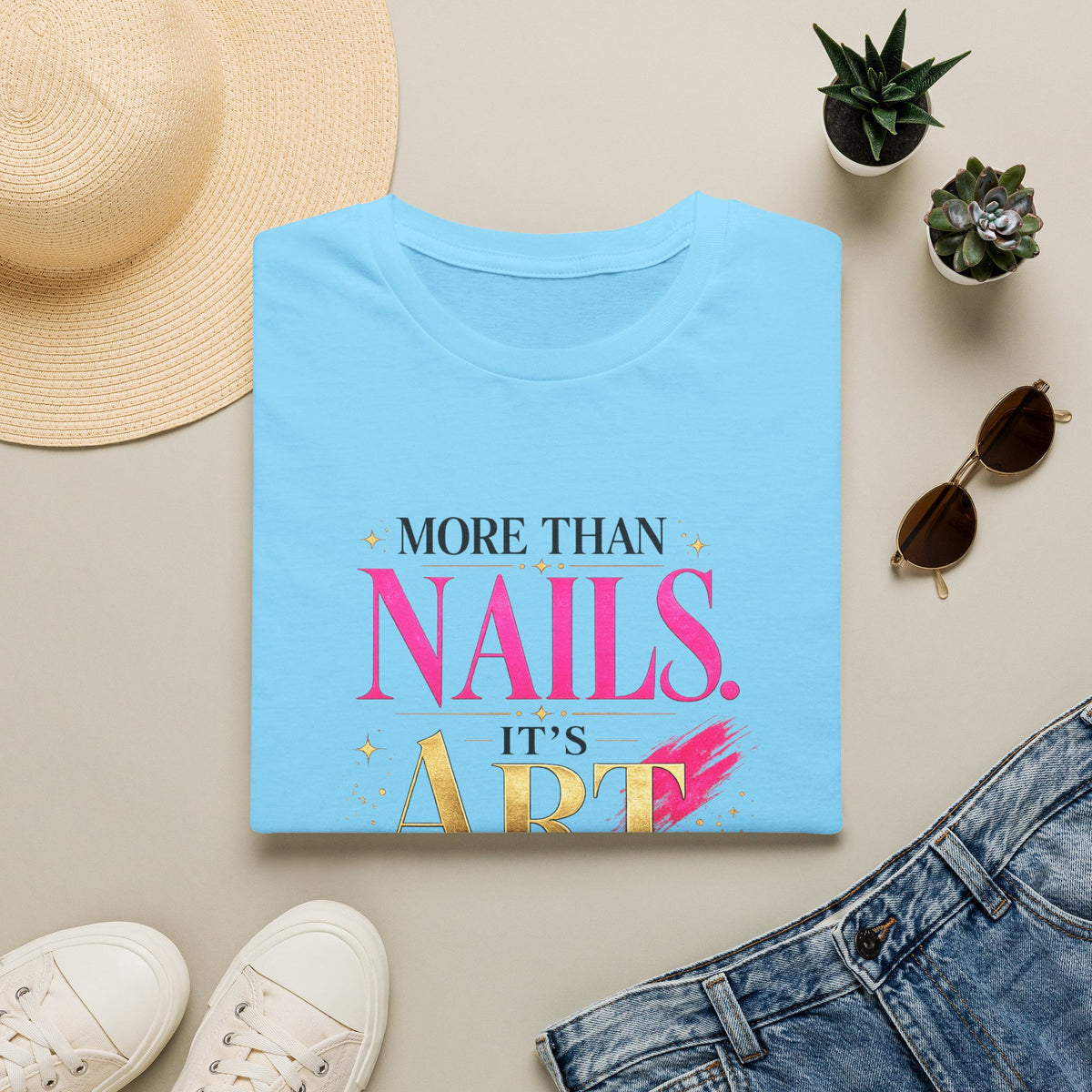 "More Than Nails, It's Art" Tee