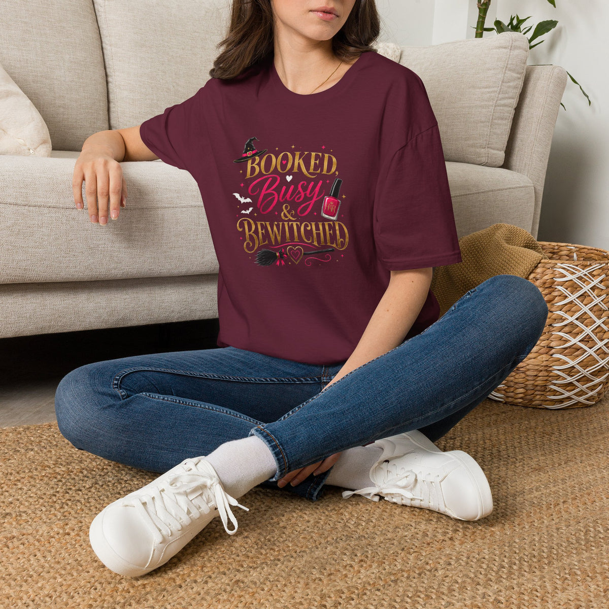 "Booked, Busy & Bewitched" Tee