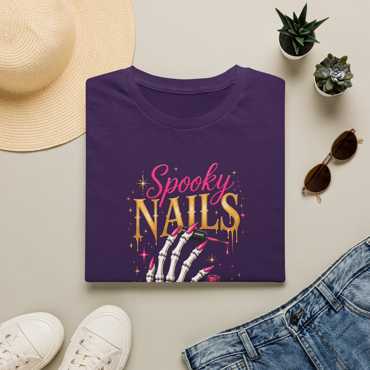 Spooky Nails Tee