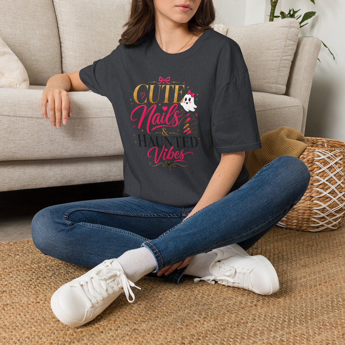 Cute Nails haunted vibes Tee