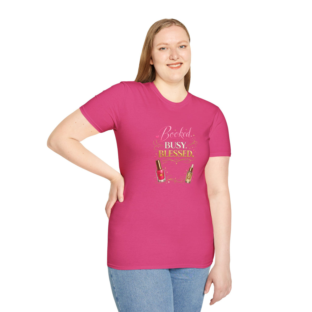 Booked Busy Blessed Tee