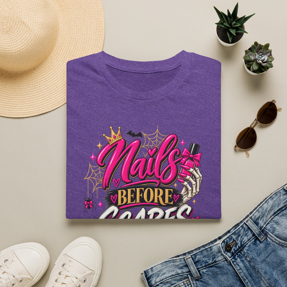 Nails Before Scares Tee