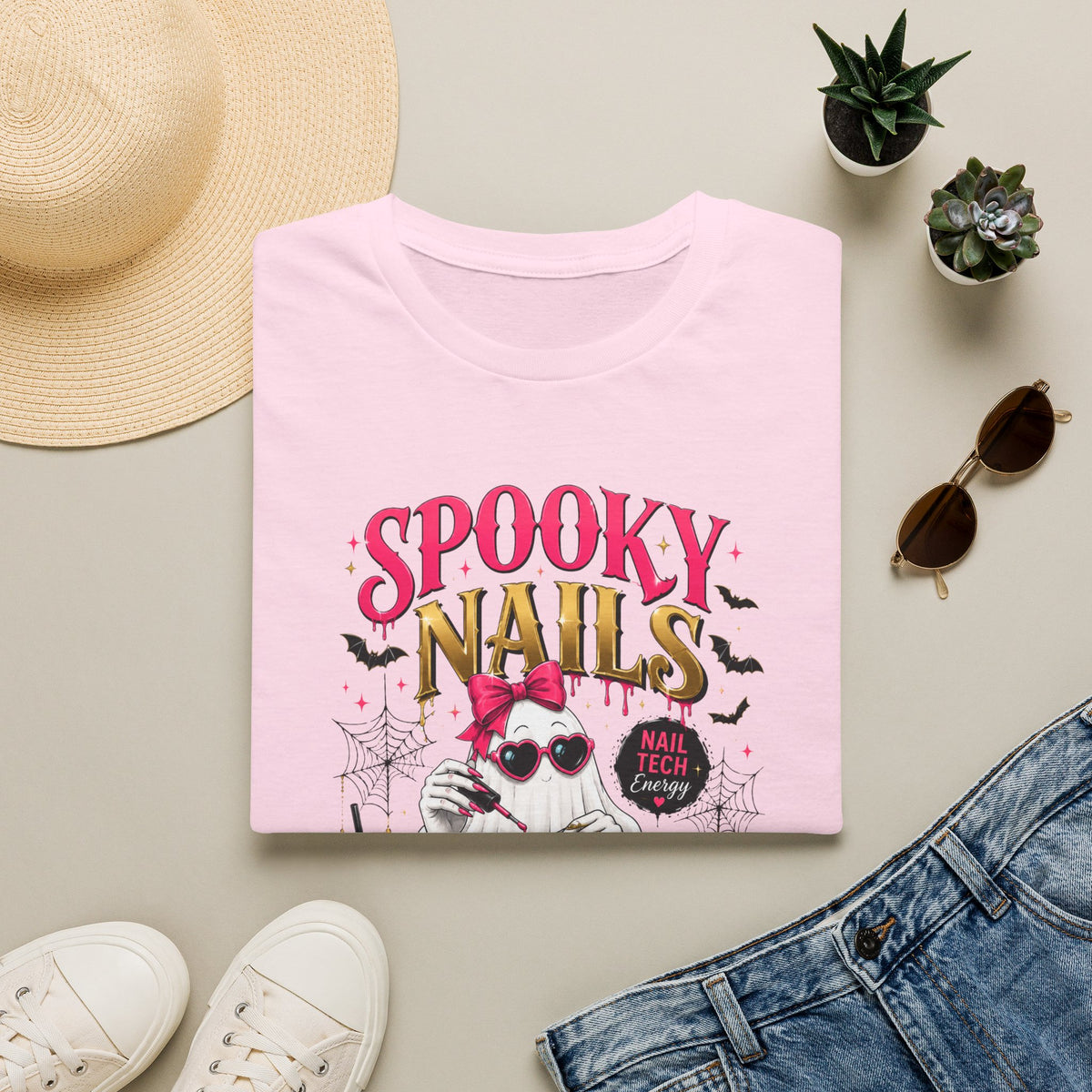 Spooky Nails Don’t Care Tee
