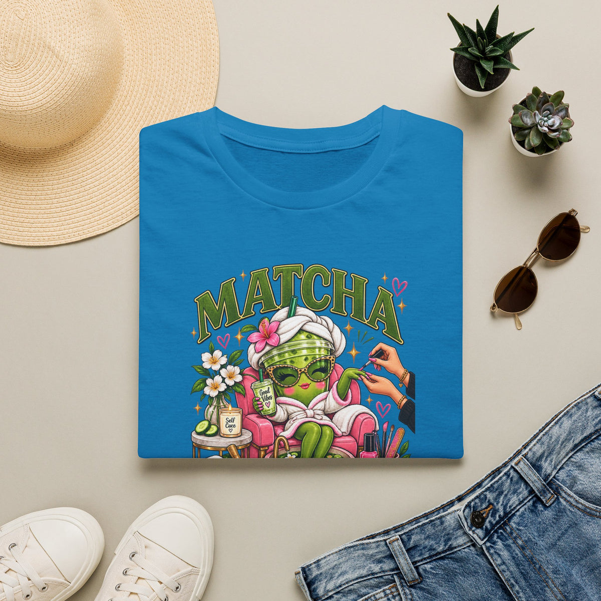 Matcha Mani Pedi 2 Tee