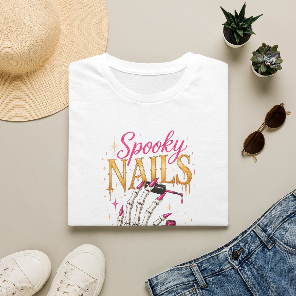 Spooky Nails Tee