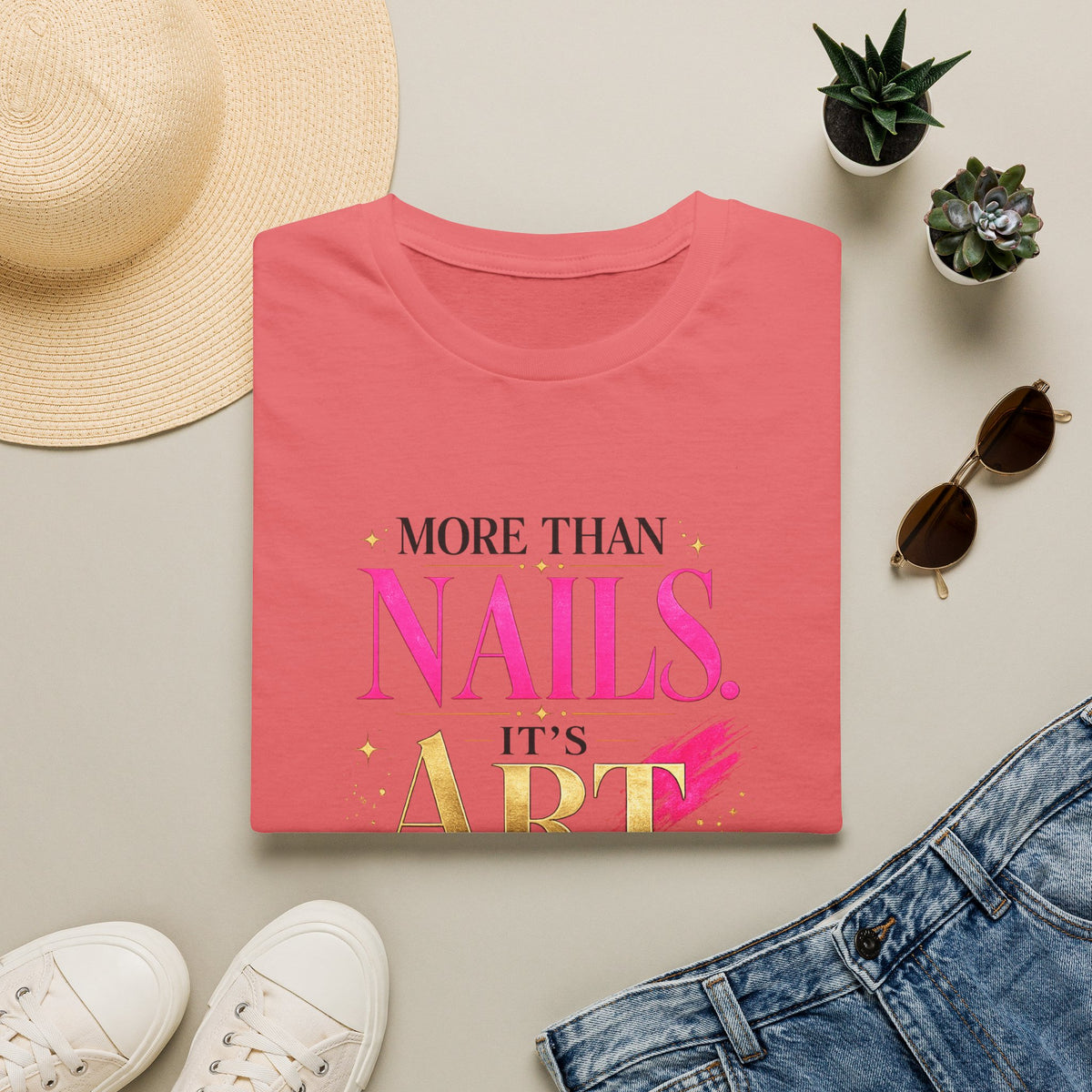 "More Than Nails, It's Art" Tee
