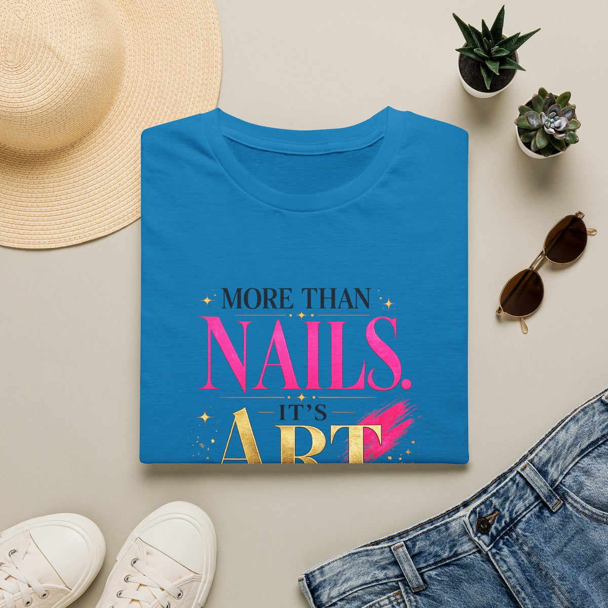 "More Than Nails, It's Art" Tee