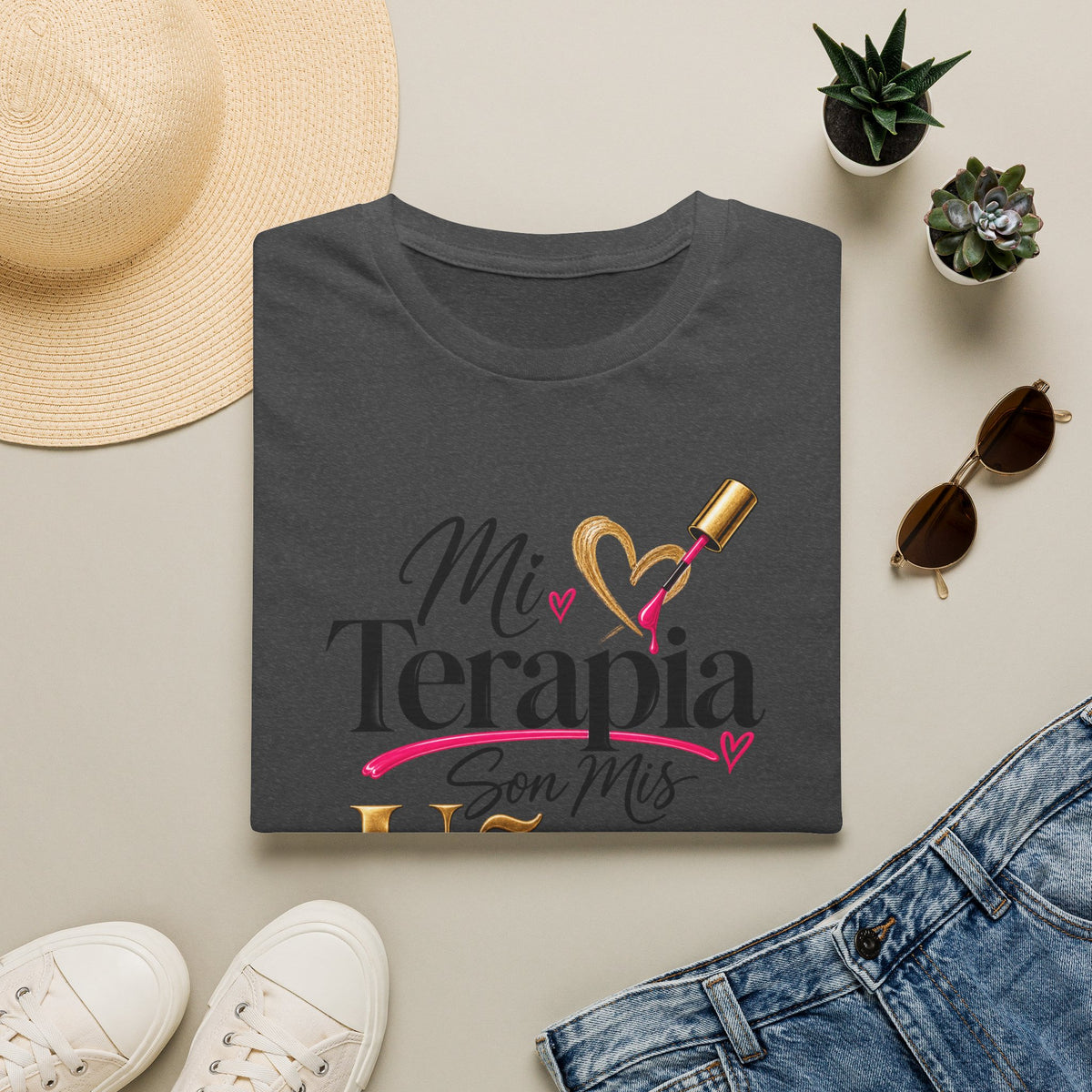 "Mi Terapia Son Mis Uñas" Tee