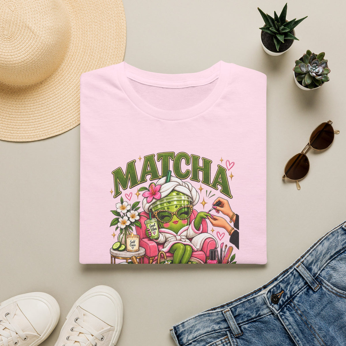 Matcha Mani Pedi 2 Tee