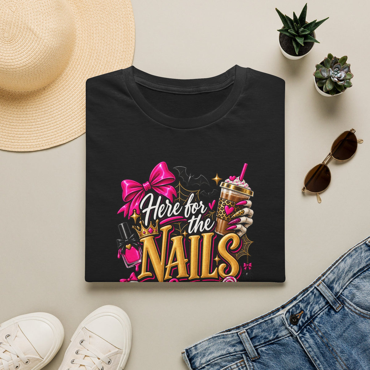 Here for the Nails & Treats Tee