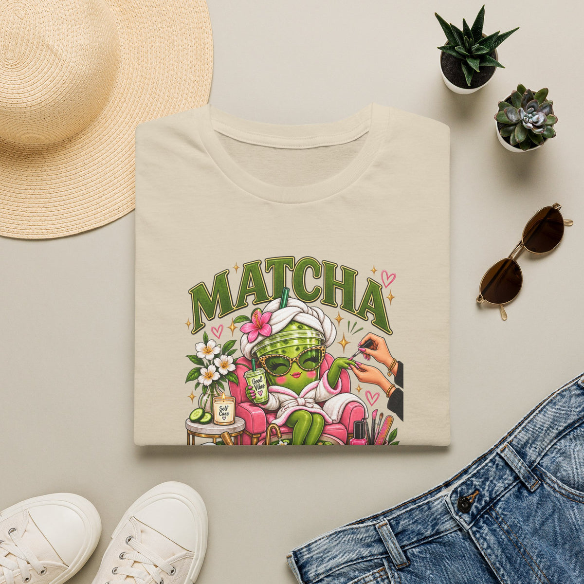 Matcha Mani Pedi 2 Tee