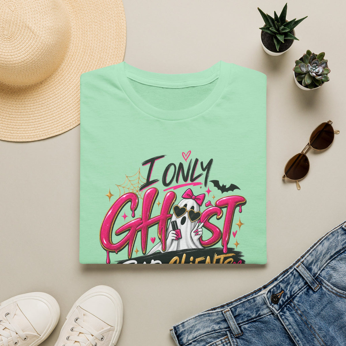 I Only Ghost Bad Clients Tee
