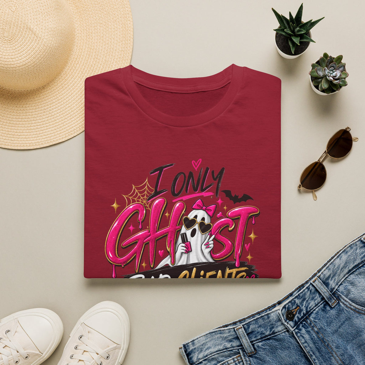 I Only Ghost Bad Clients Tee