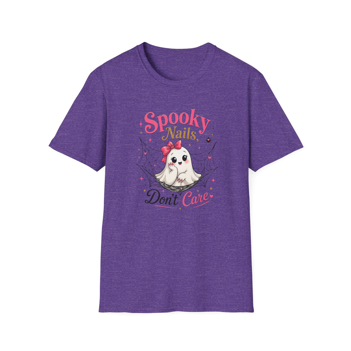 Spooky Nails Cute Ghost Tee