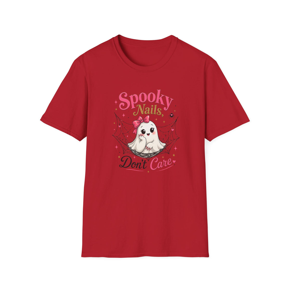 Spooky Nails Cute Ghost Tee