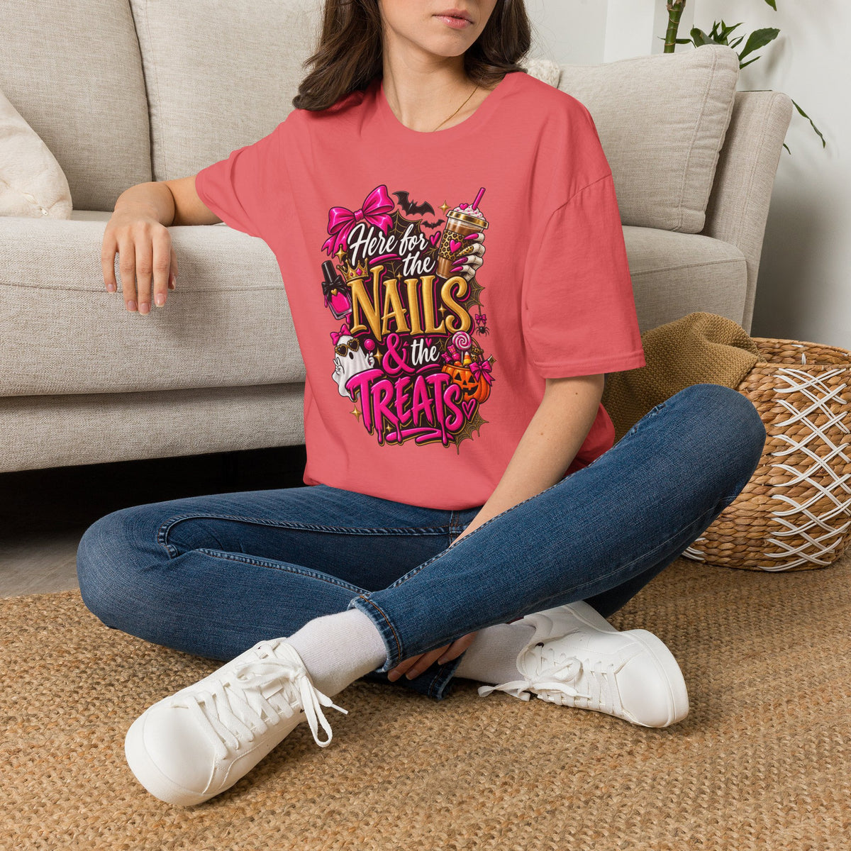 Here for the Nails & Treats Tee