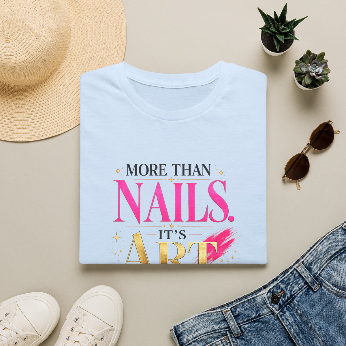 "More Than Nails, It's Art" Tee