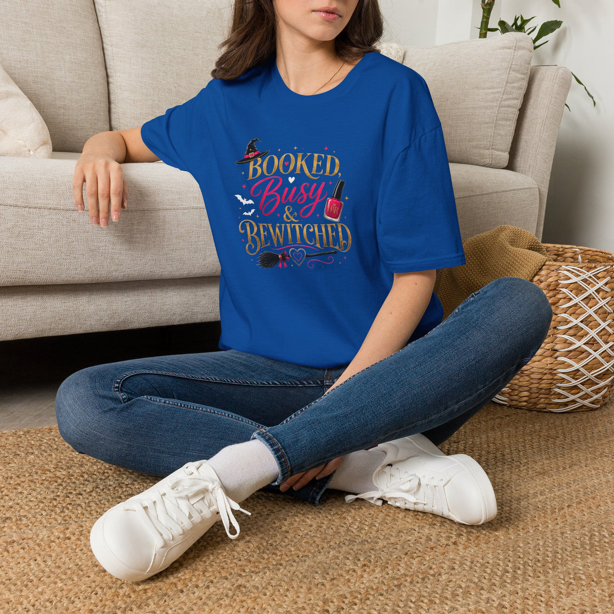 "Booked, Busy & Bewitched" Tee