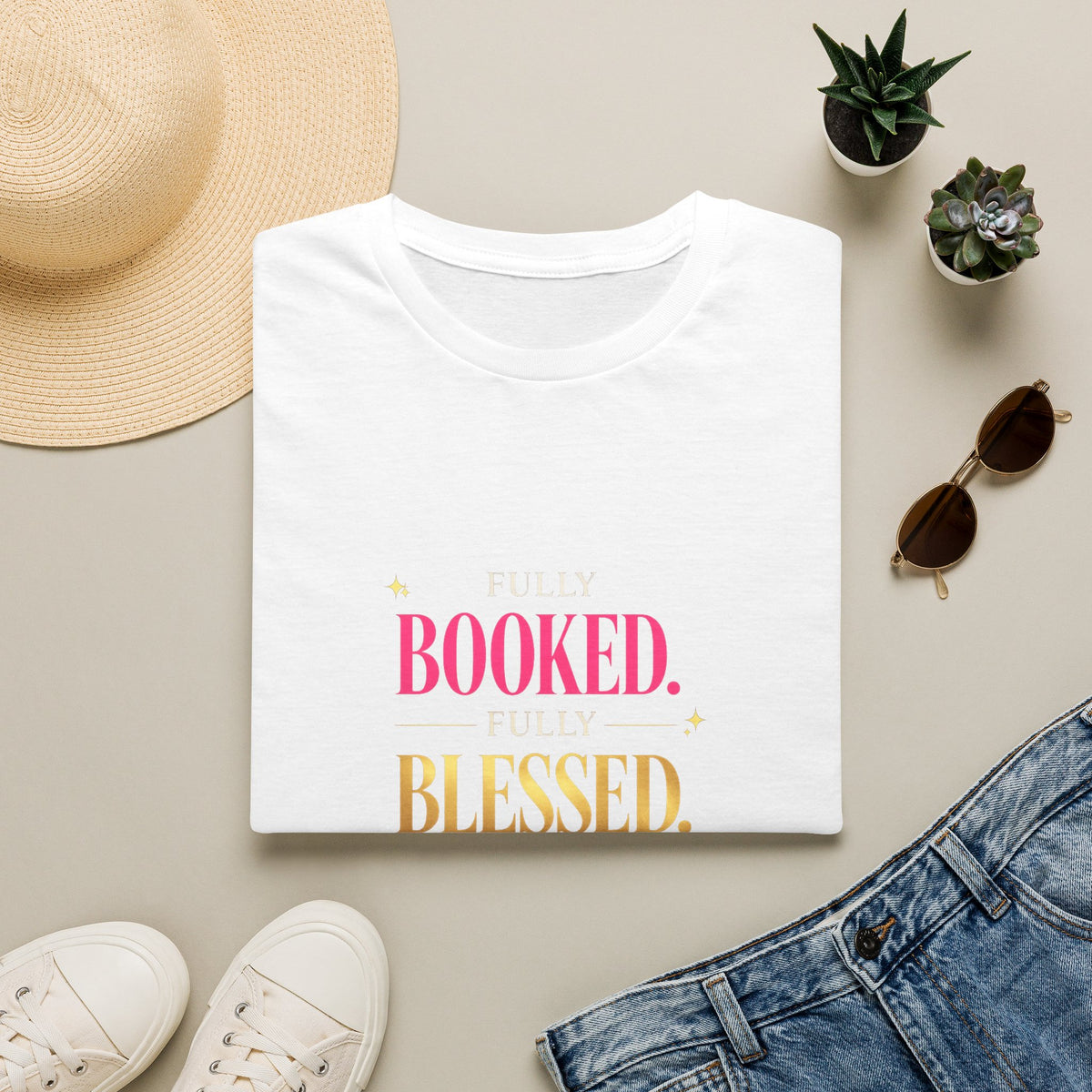 Fully booked fully blessed Tee