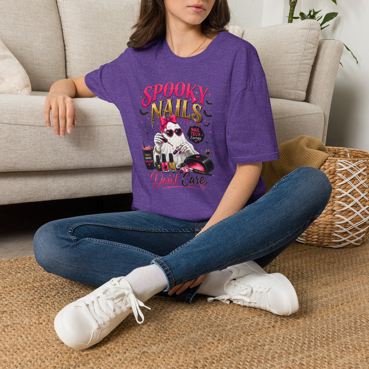 Spooky Nails Don’t Care Tee