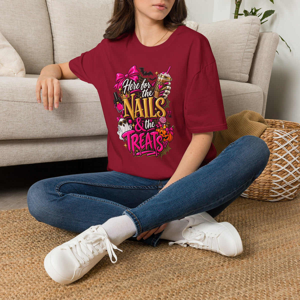 Here for the Nails & Treats Tee