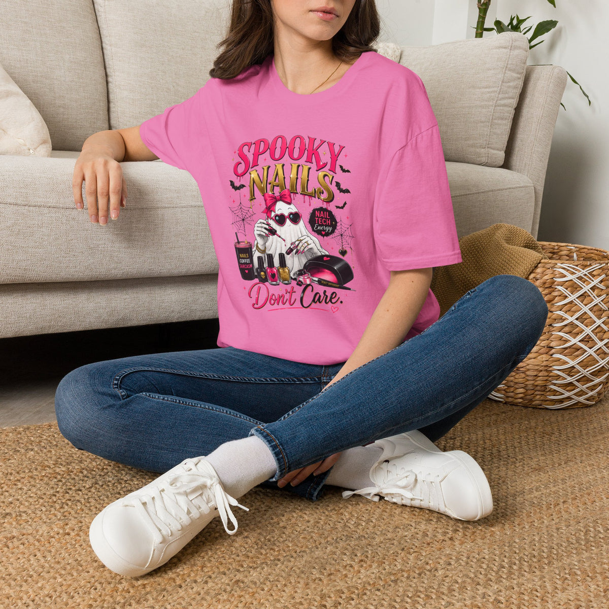 Spooky Nails Don’t Care Tee